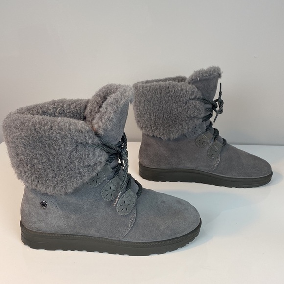 Abeo Imelda Lace Up Winter Boots Size 7 - Picture 2 of 16